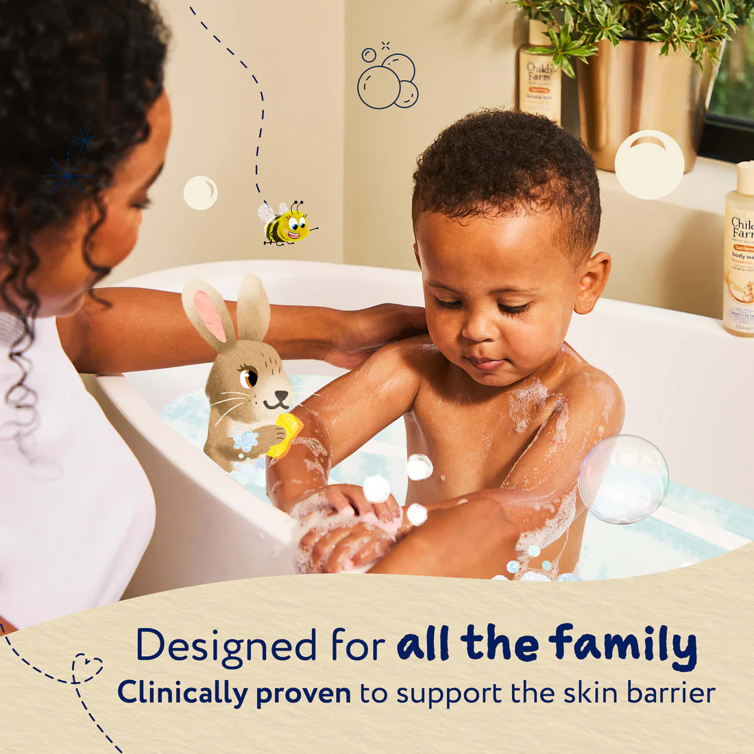Childs Farm Sensitive Skin Experts Oat Derma Fragrance Free  Body Wash 250ml - Image 3
