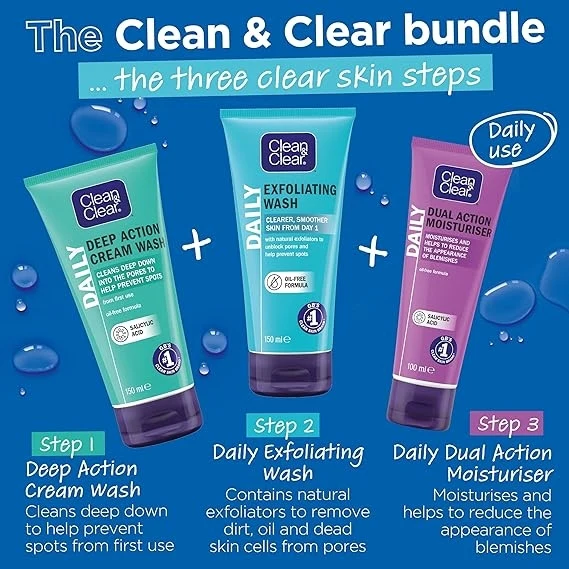 Clean & Clear Daily Exfoliating Wash 150ml - Image 4