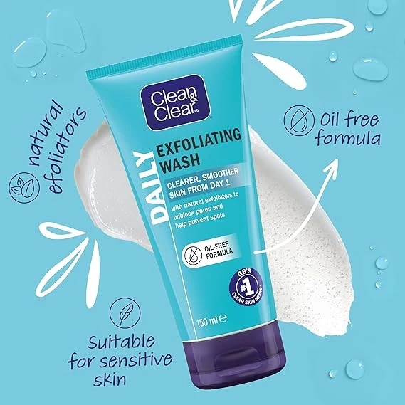 Clean & Clear Daily Exfoliating Wash 150ml - Image 5