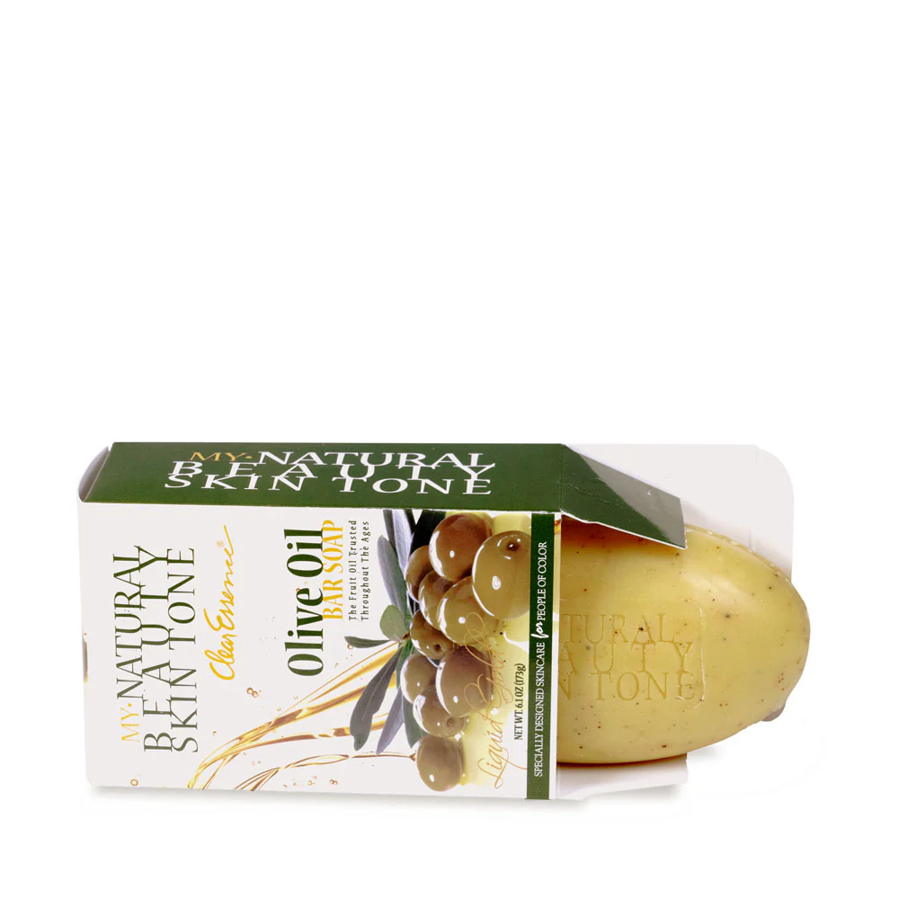 Clear Essence My Natural Beauty Skin Tone Olive Oil Soap (6.1 Oz.) - Image 3