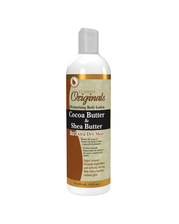Africa’s Best The Ultimate Originals Cocoa Butter & Shea Butter Body Lotion 355ml/12oz