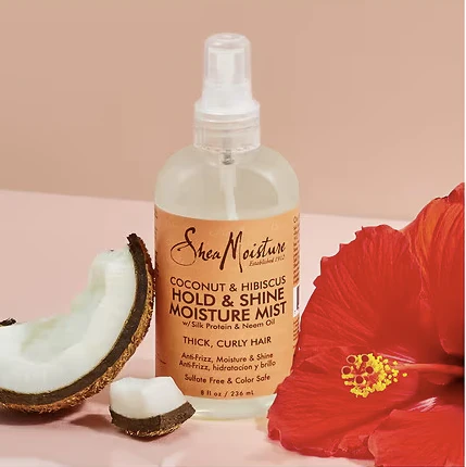Shea Moisture Coconut & Hibiscus Hold & Shine Moisture Mist 236ml - Image 6