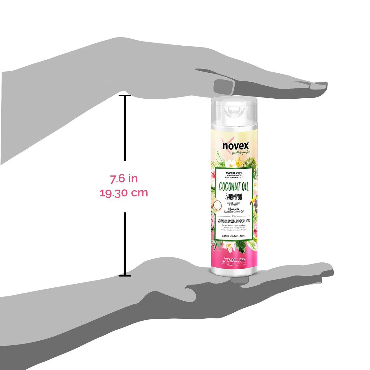NOVEX Coconut Oil Shampoo (300ml) - Image 6