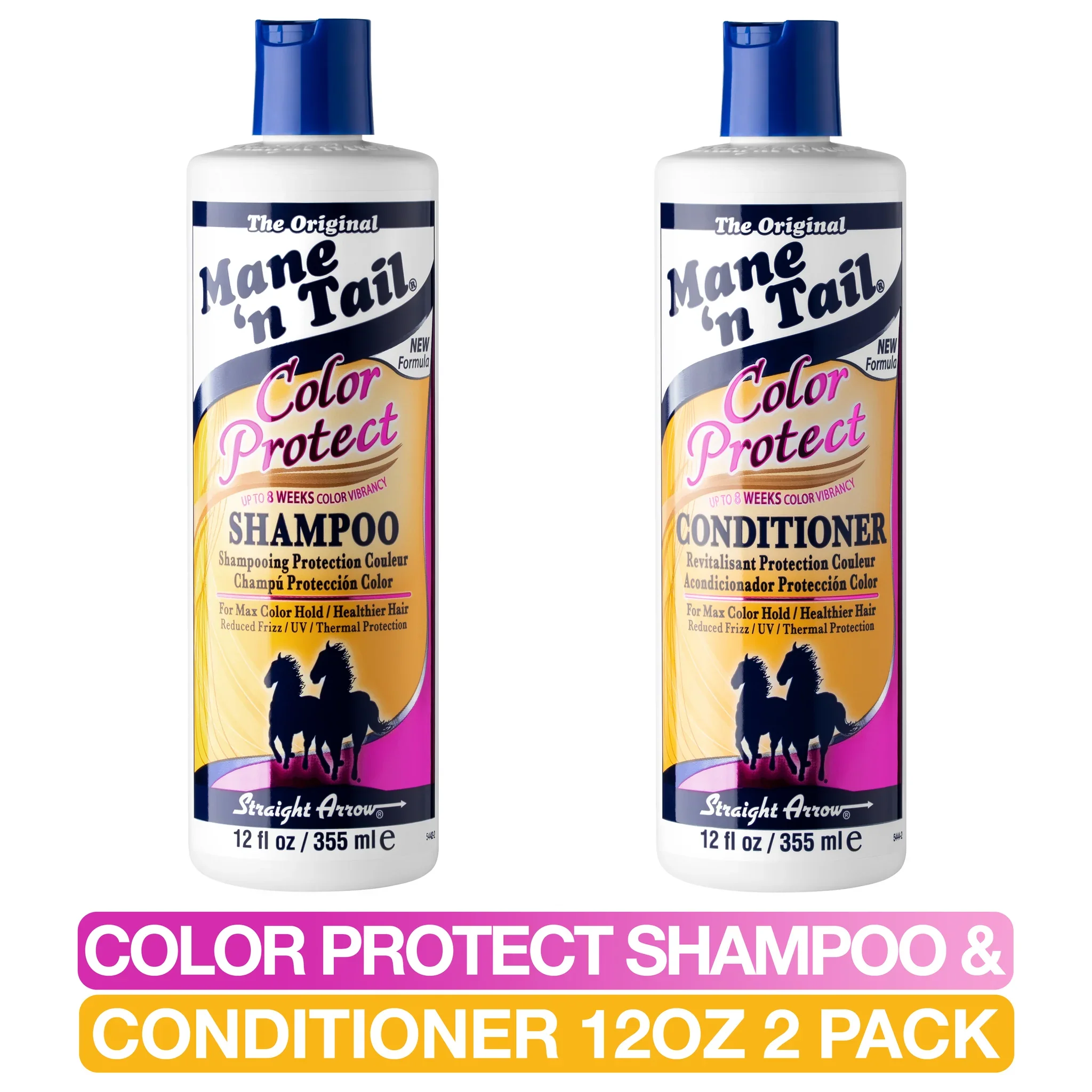MANE N TAIL COLOR PROTECT SHAMPOO -12 OZ AND CONDITIONER -12 OZ DUAL SET - Image 2