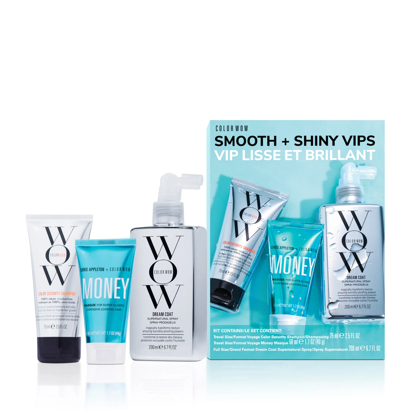 Color Wow Smooth and Shiny VIPs Set - Image 3