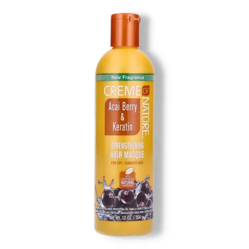 Creme of Nature Acai Berry & Keratin Strengthening Hair Masque 354ml/12oz
