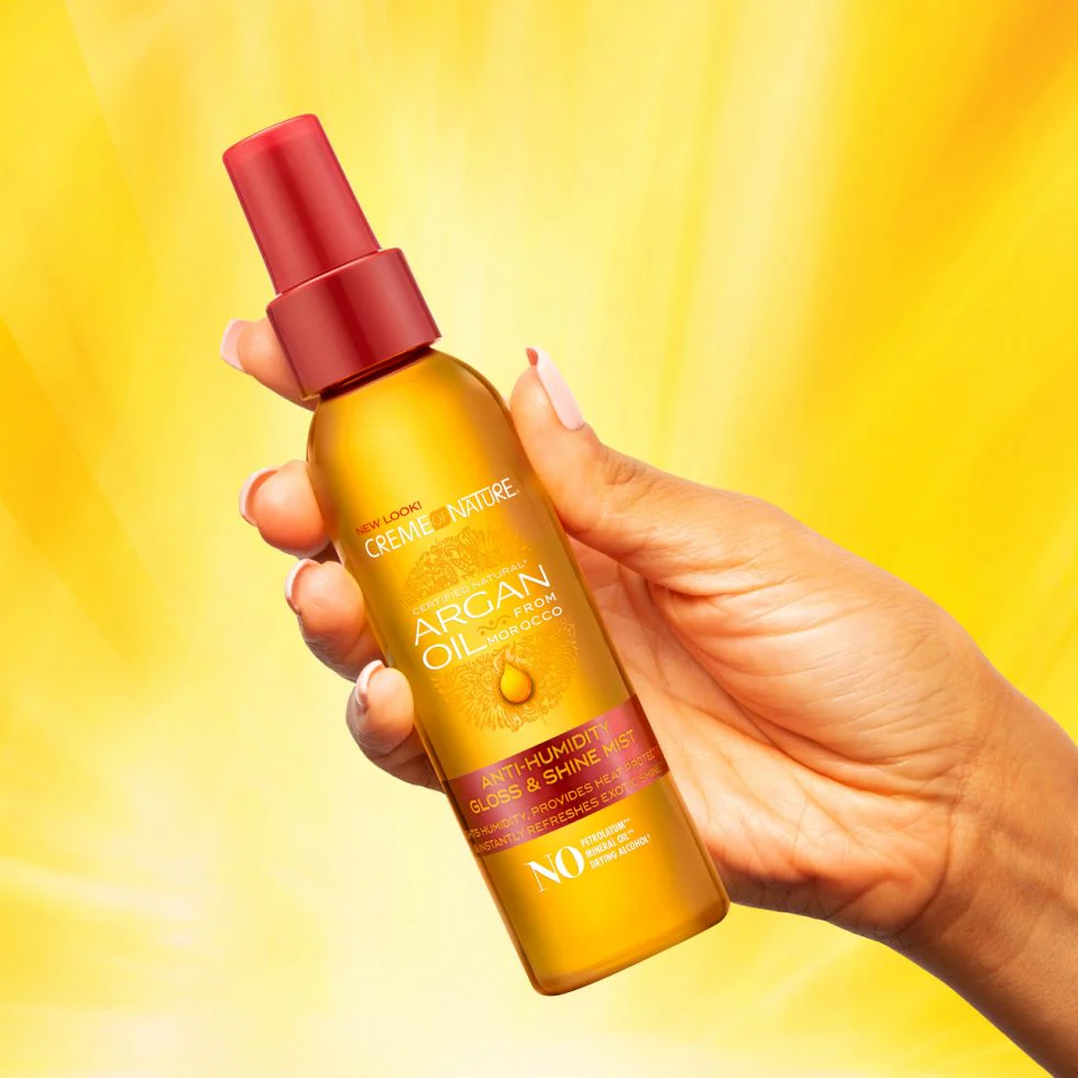 Creme of Nature Argan Oil Anti-Humidity Gloss & Shine Mist 118ml - Image 3