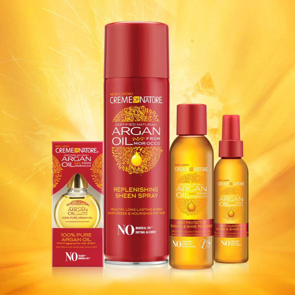 Creme of Nature Argan Oil Anti-Humidity Gloss & Shine Mist 118ml - Image 4
