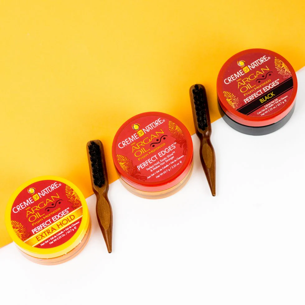 Creme of Nature Argan Oil Perfect Edges Black 63.7g - Image 3