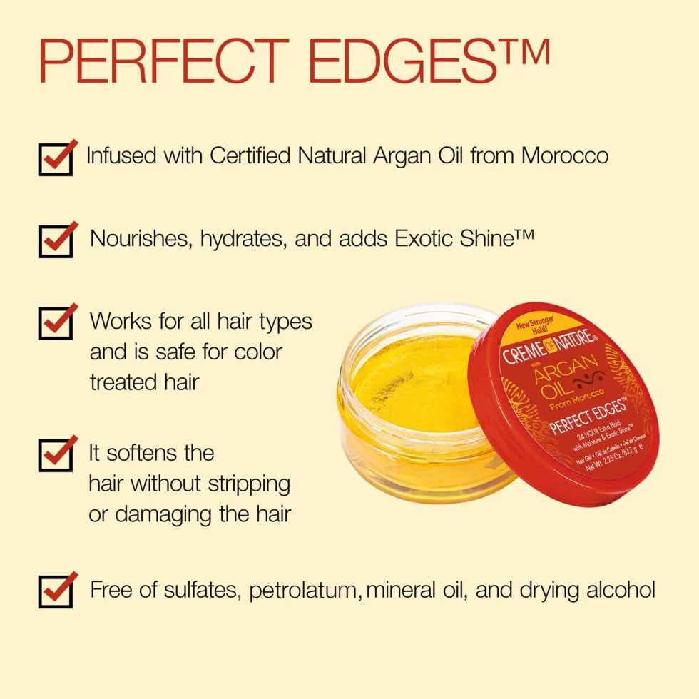 Creme of Nature Argan Oil Perfect Edges Regular 63.7g - Image 6