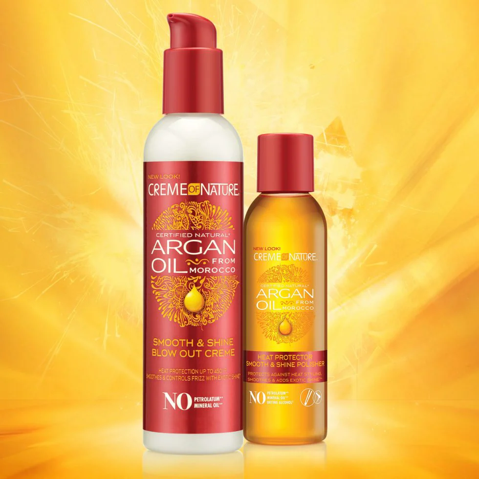Creme of Nature Argan Oil Smooth & Shine Blow Out Crème 226ml - Image 2