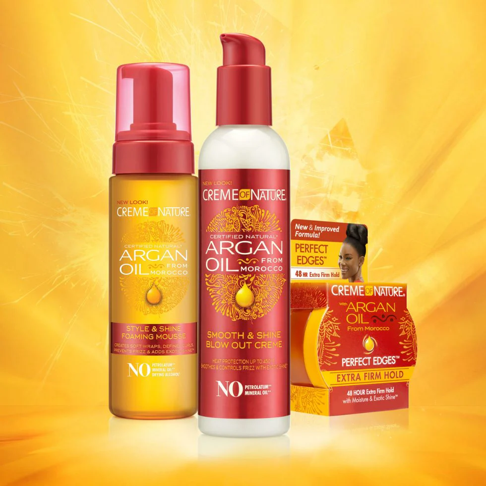 Creme of Nature Argan Oil Smooth & Shine Blow Out Crème 226ml - Image 4