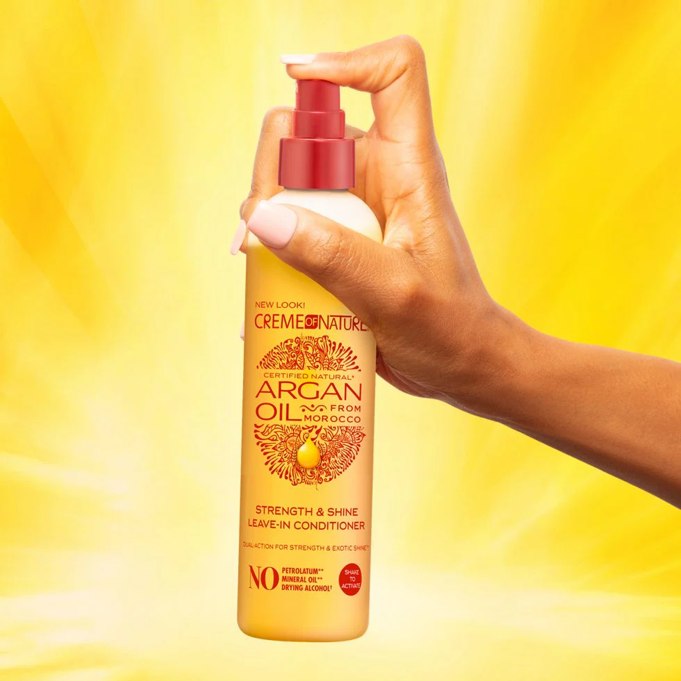 Creme of Nature Argan Oil Strength & Shine Leave-In Conditioner 250ml - Image 2