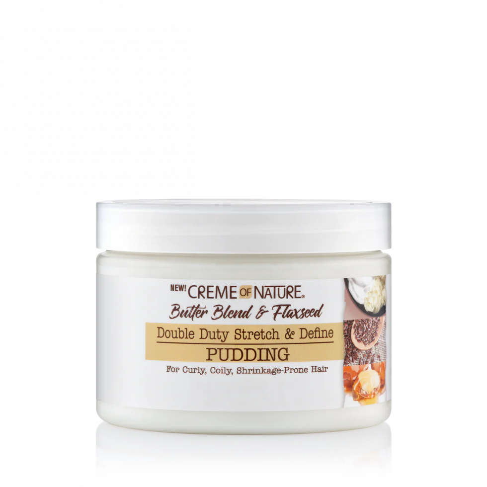 Creme of Nature Butter Blend & Flaxseed Double Duty Stretch & Define Pudding 326g/11.5oz