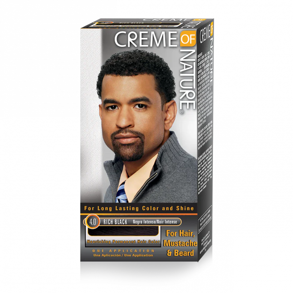 Creme of Nature Hair Color for Men Nourishing Permanent Gel Hair Color - Image 3