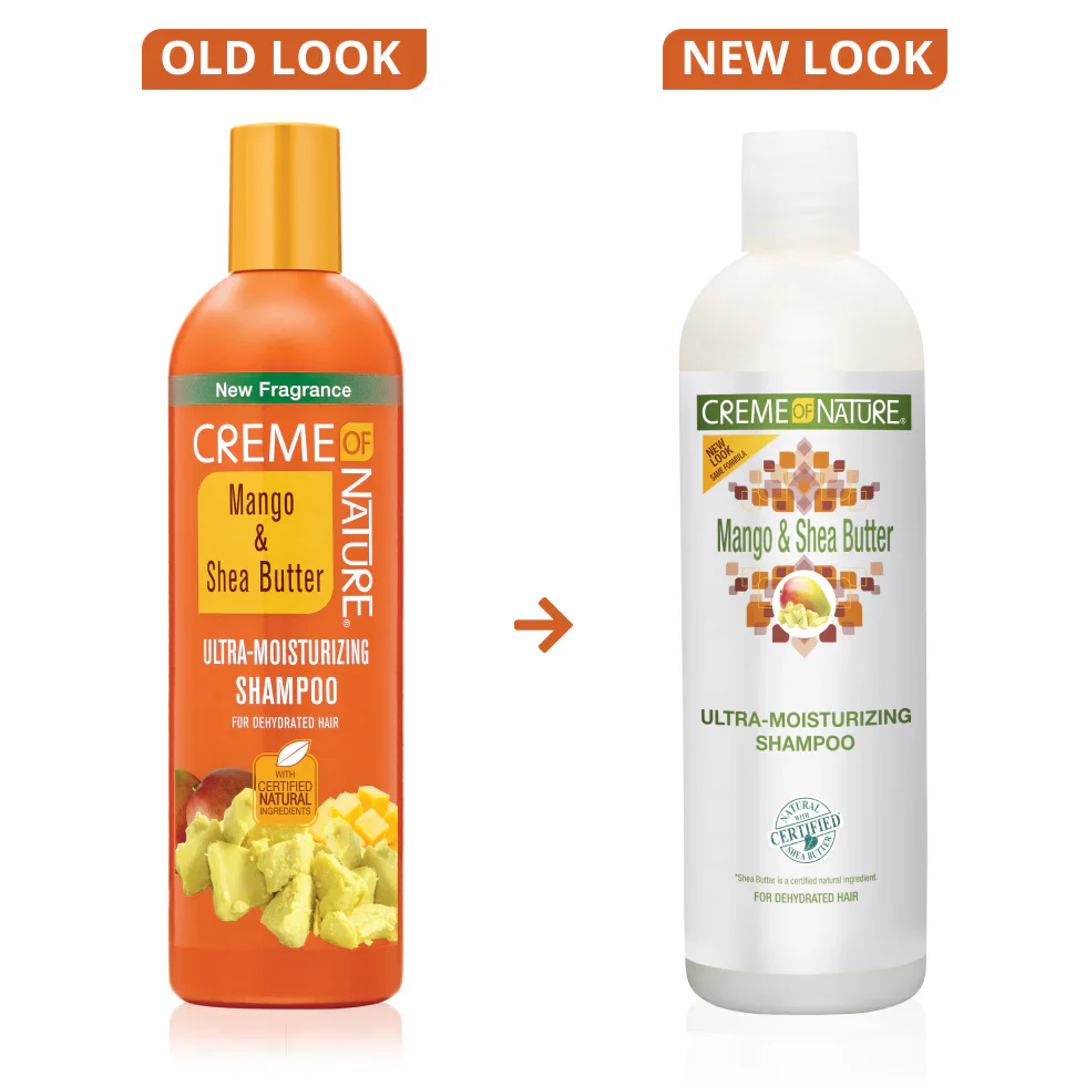 Creme of Nature Mango & Shea Butter Ultra-Moisturizing Shampoo 354ml/12oz - Image 2