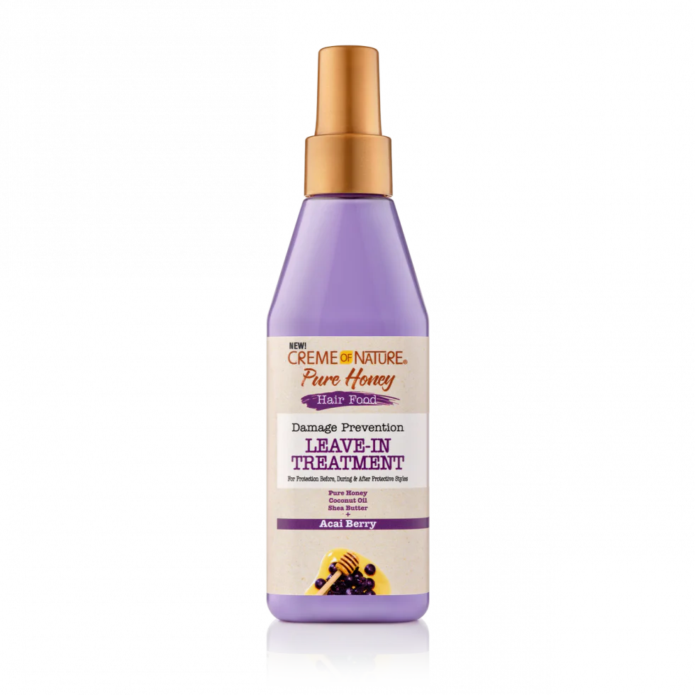 Creme of Nature Pure Honey Hair Food Damage Prevention Leave-In Treatment 236.5ml