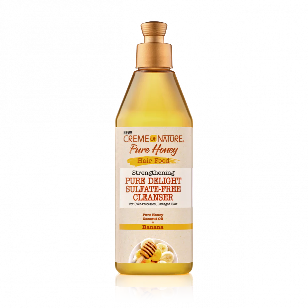 Creme of Nature Pure Honey Hair Food Strengthening Sulfate-Free Cleanser 355ml