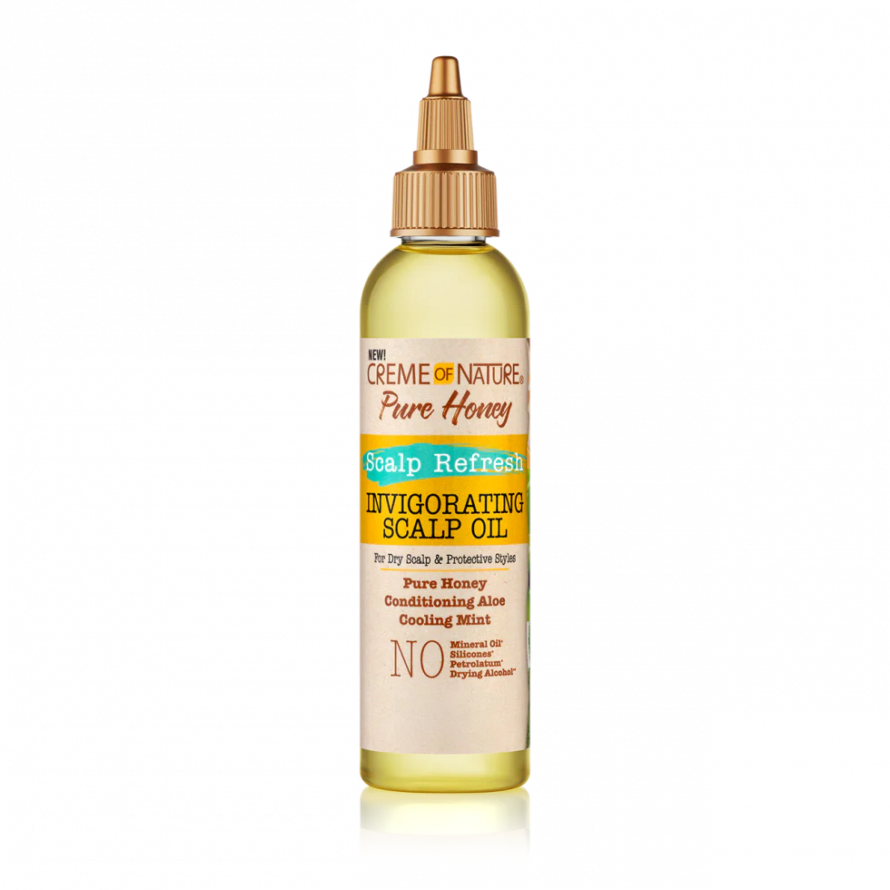 Creme of Nature Pure Honey Scalp Refresh Invigorating Scalp Oil 118ml