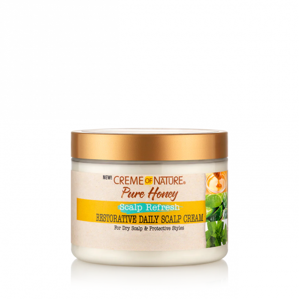 Creme of Nature Pure Honey Scalp Refresh Restorative Daily Scalp Cream 135g