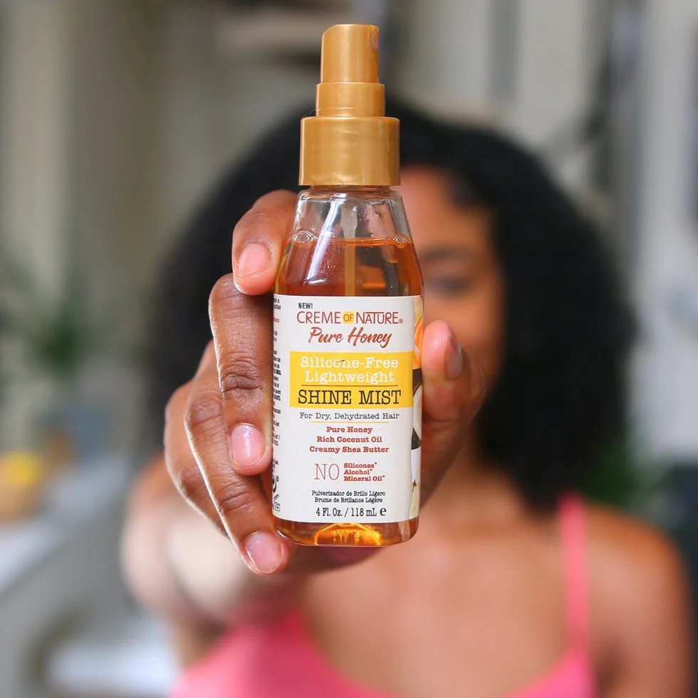 Creme of Nature Pure Honey Silicone-Free Lightweight Shine Mist 118ml/4oz - Image 2