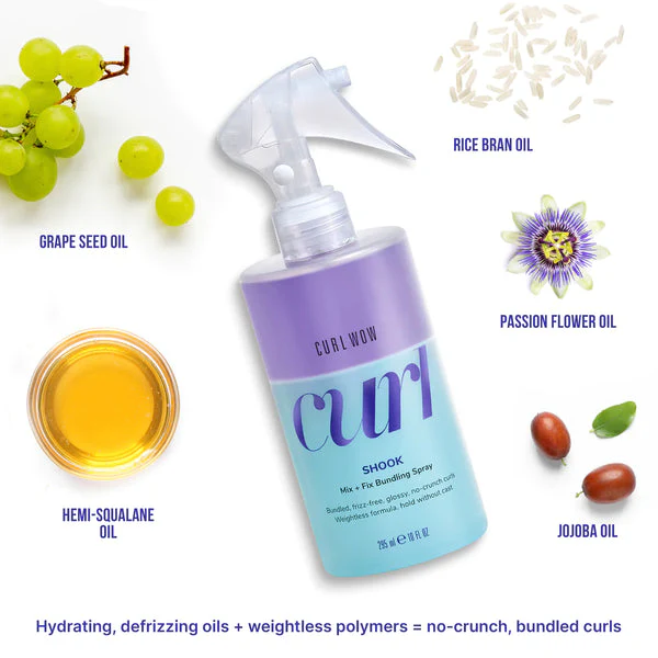 Curl Wow  Shook Mix + Fix Bundling Spray  295 ml - Image 7