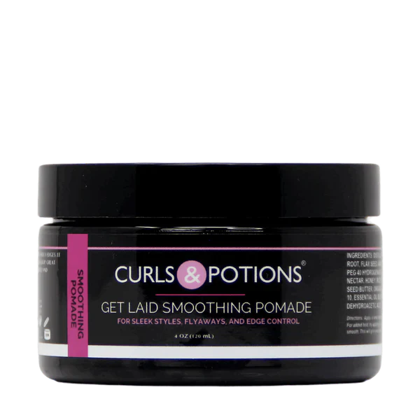 CURLS & POTIONS GET LAID SMOOTHING POMADE  4OZ