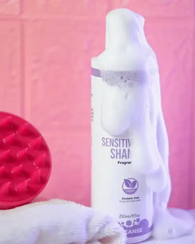 CURLY SECRET Sensitive Scalp Shampoo - Fragrance Free - Image 2