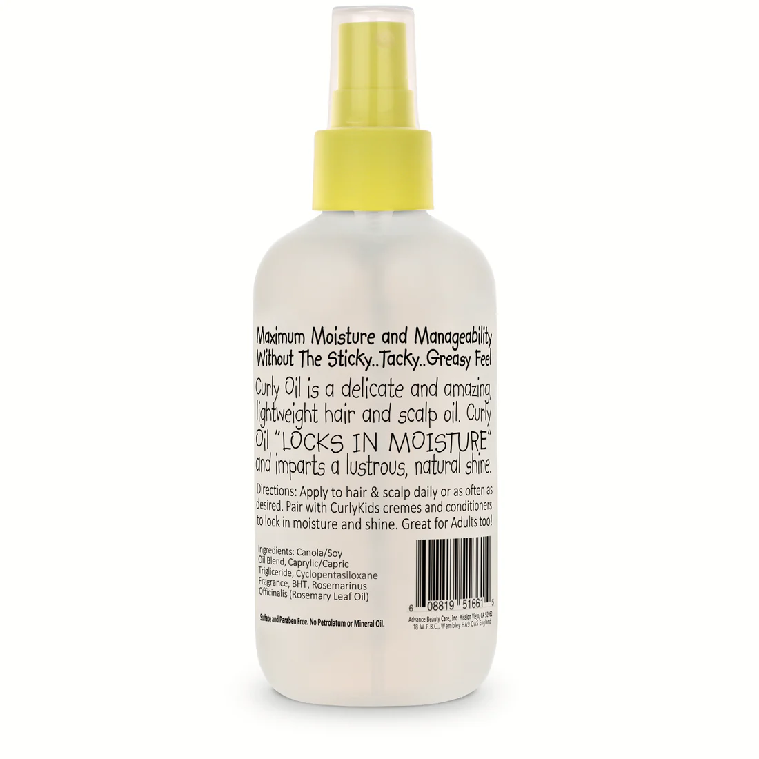 Curlykids Curly Oil 180ml - Image 2