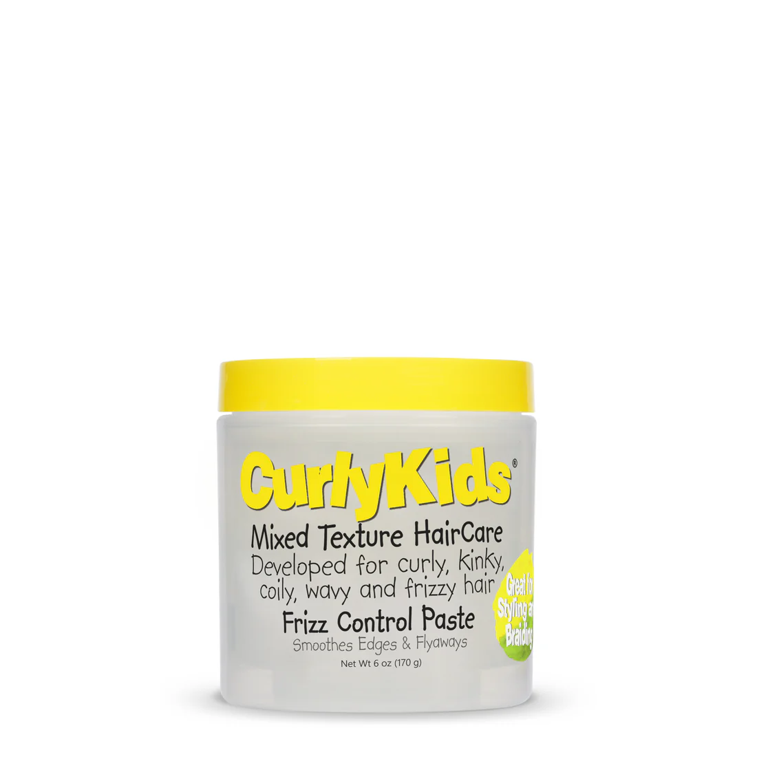 Curlykids Frizz Control Paste Smooths Edges & Flyaways 170g