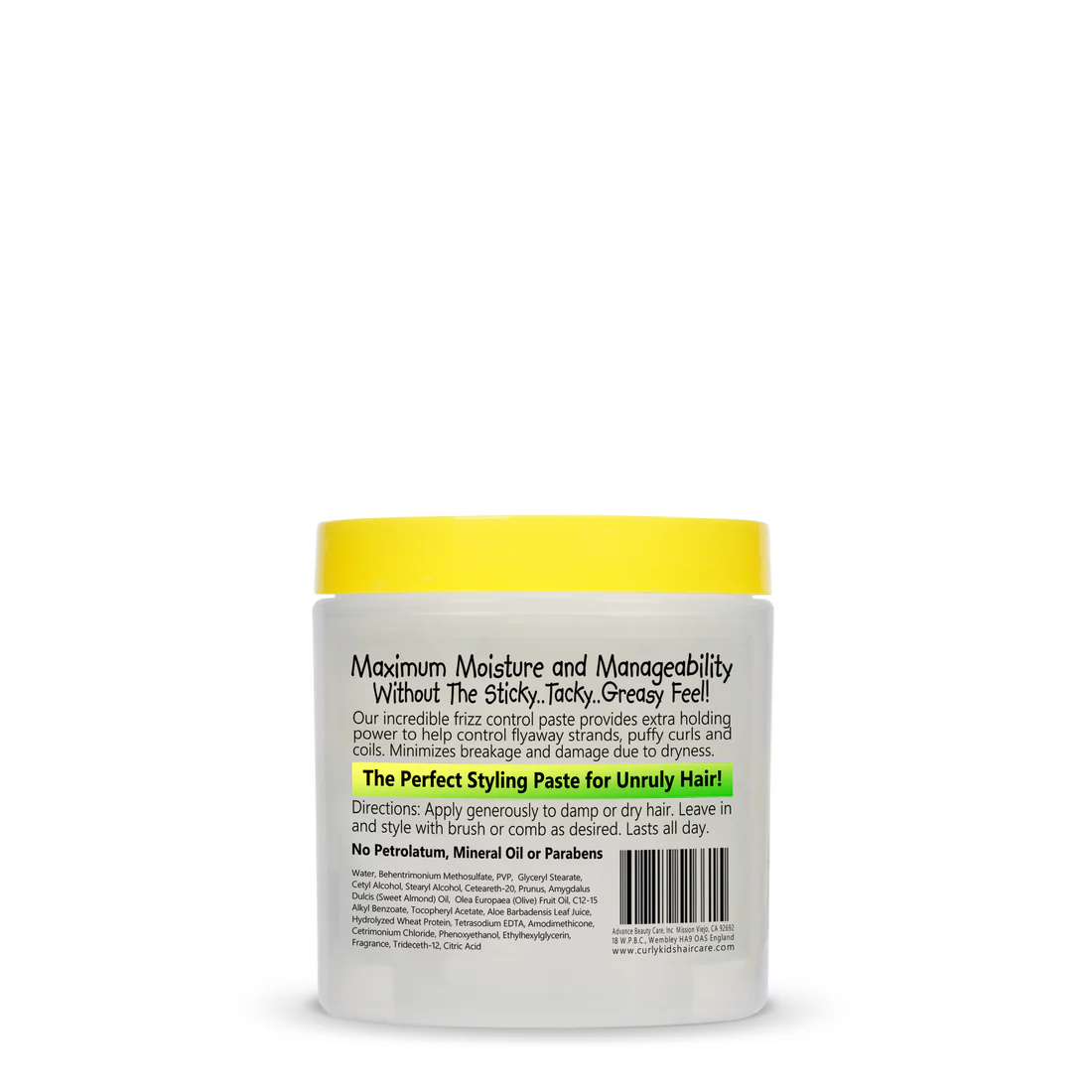 Curlykids Frizz Control Paste Smooths Edges & Flyaways 170g - Image 2