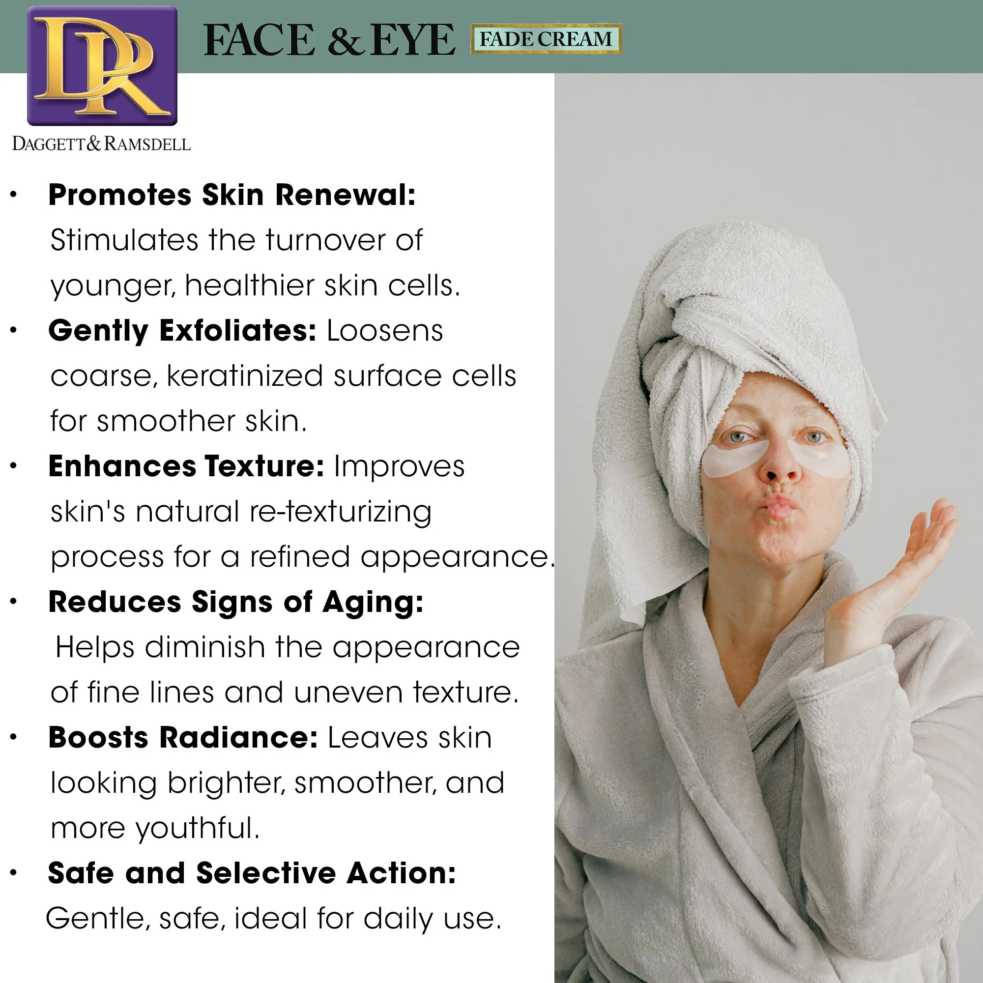 Daggett & Ramsdell Face & Eye Fade Cream 113.3g - Image 7
