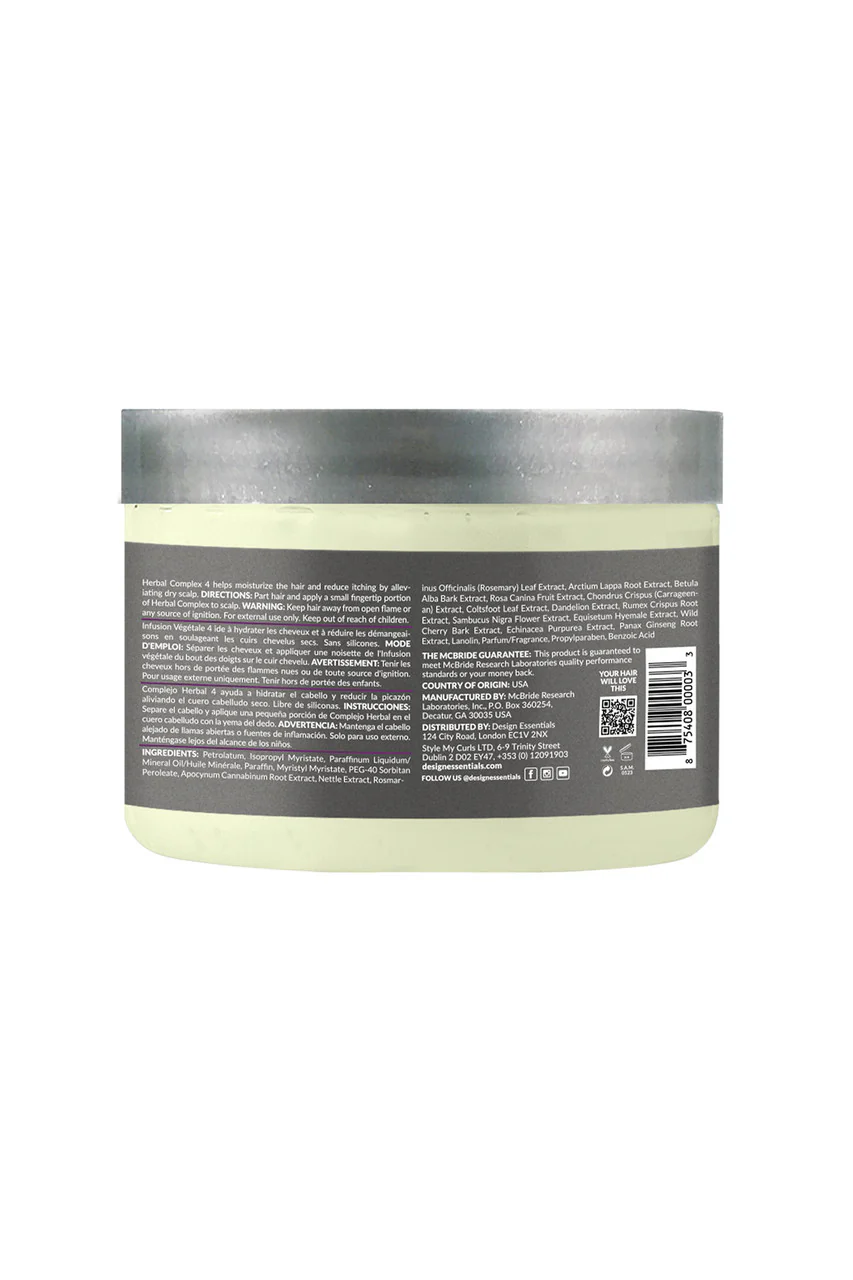 Design Essentials Herbal Complex 4 Hair & Scalp Treatment 122g/5oz - Image 2