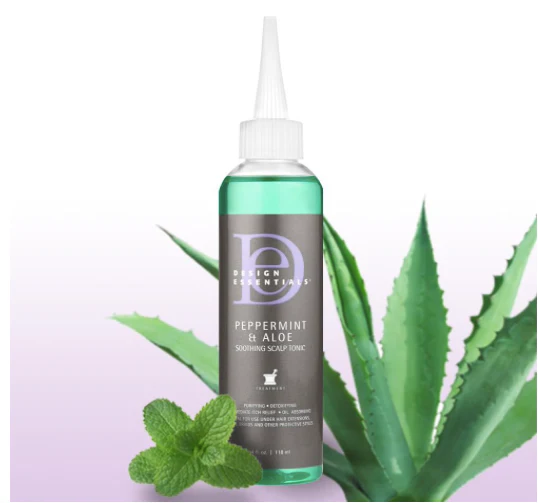 Design Essentials Peppermint & Aloe Scalp Soothing Tonic 118ml/4oz - Image 3