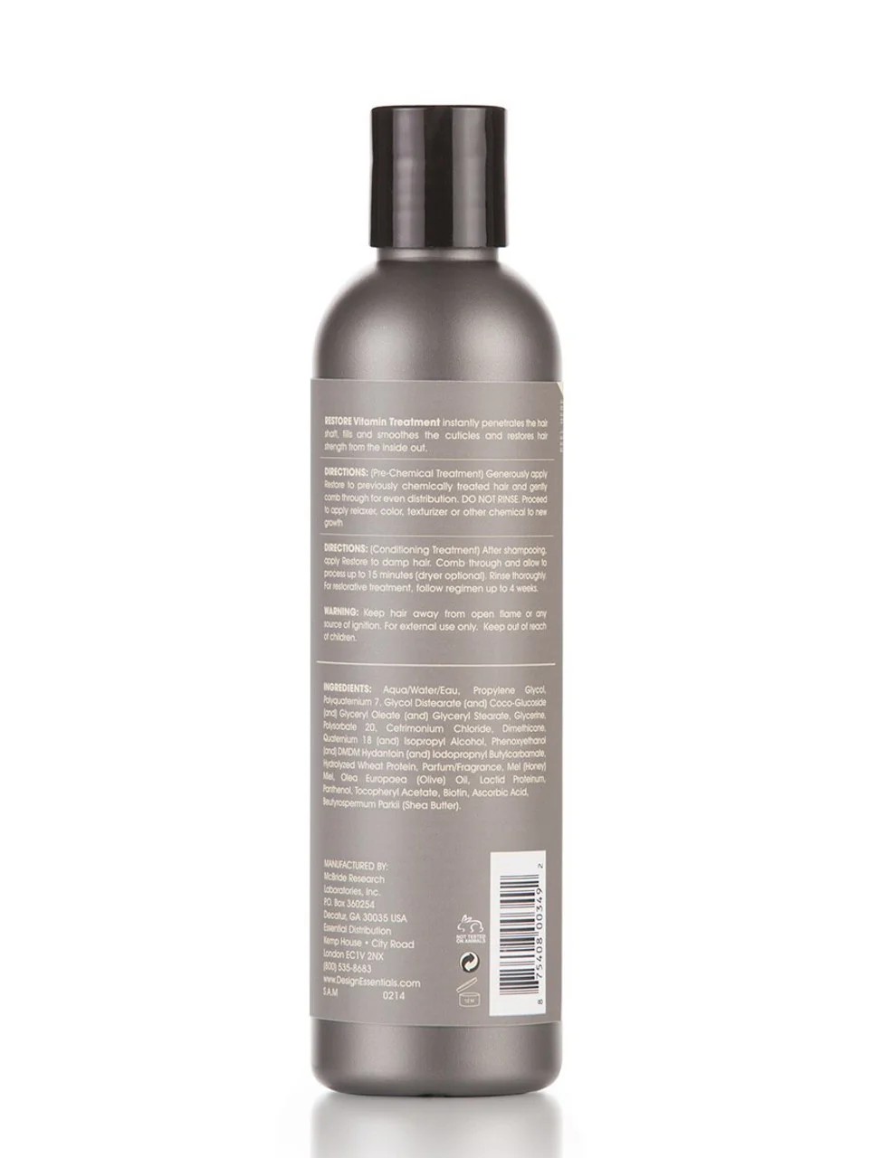 Design Essentials Restore Vitamin Hair Treatment 8oz - Image 2