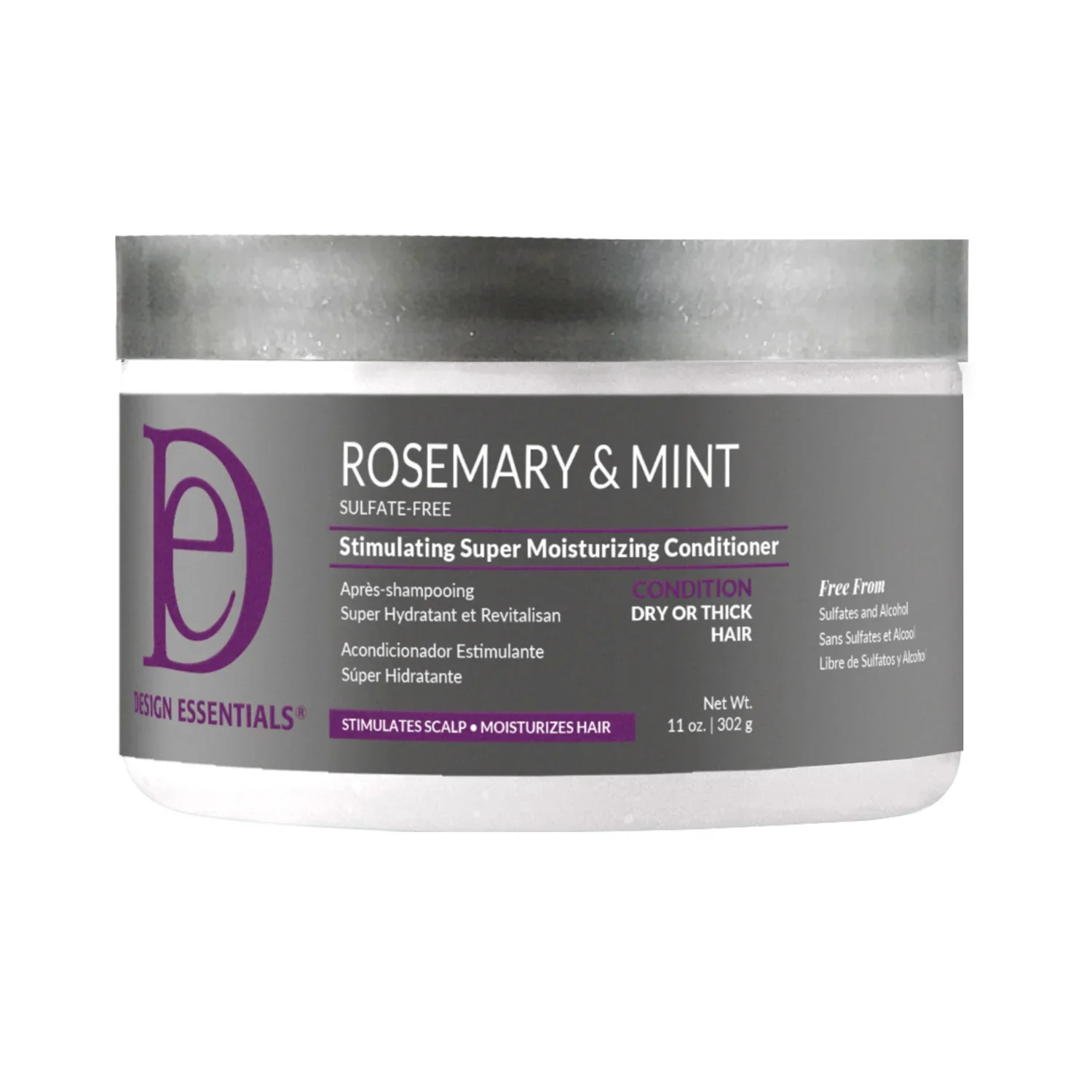 Design Essentials Rosemary & Mint Stimulating Super Moisturizing Conditioner 302g/11oz - Image 4