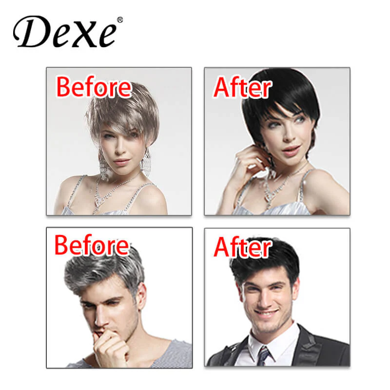 Dexe Black Hair Shampoo 400 ML - Image 3