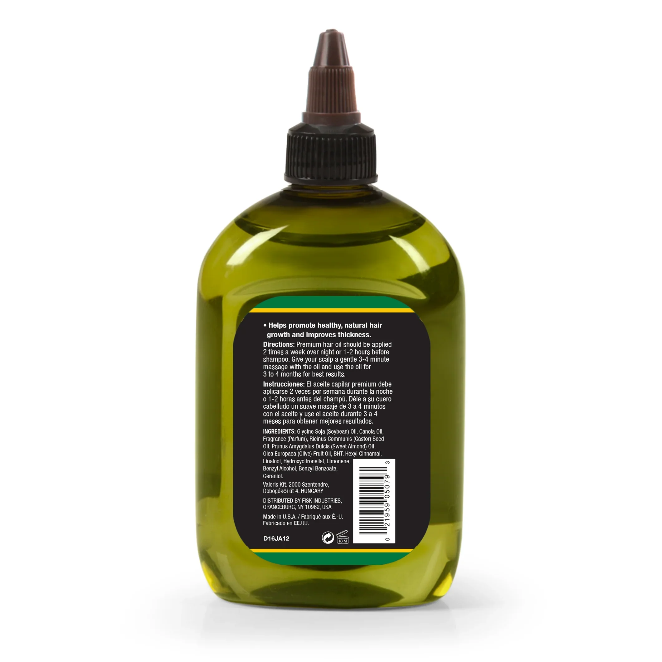 Difeel 99% Natural Premium Jamaican Black Castor Hair Oil 355ml - Image 2