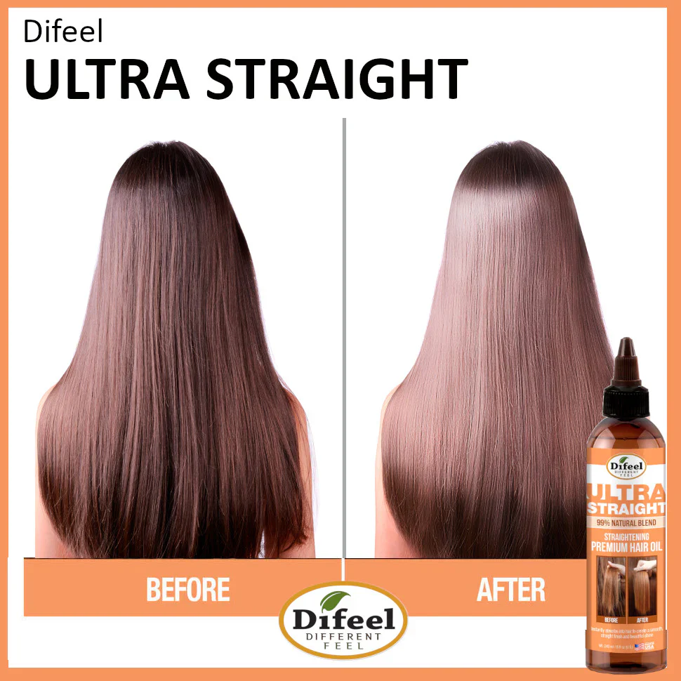 Difeel 99% Natural Premium Ultra Straight Hair Oil 240ml - Image 6