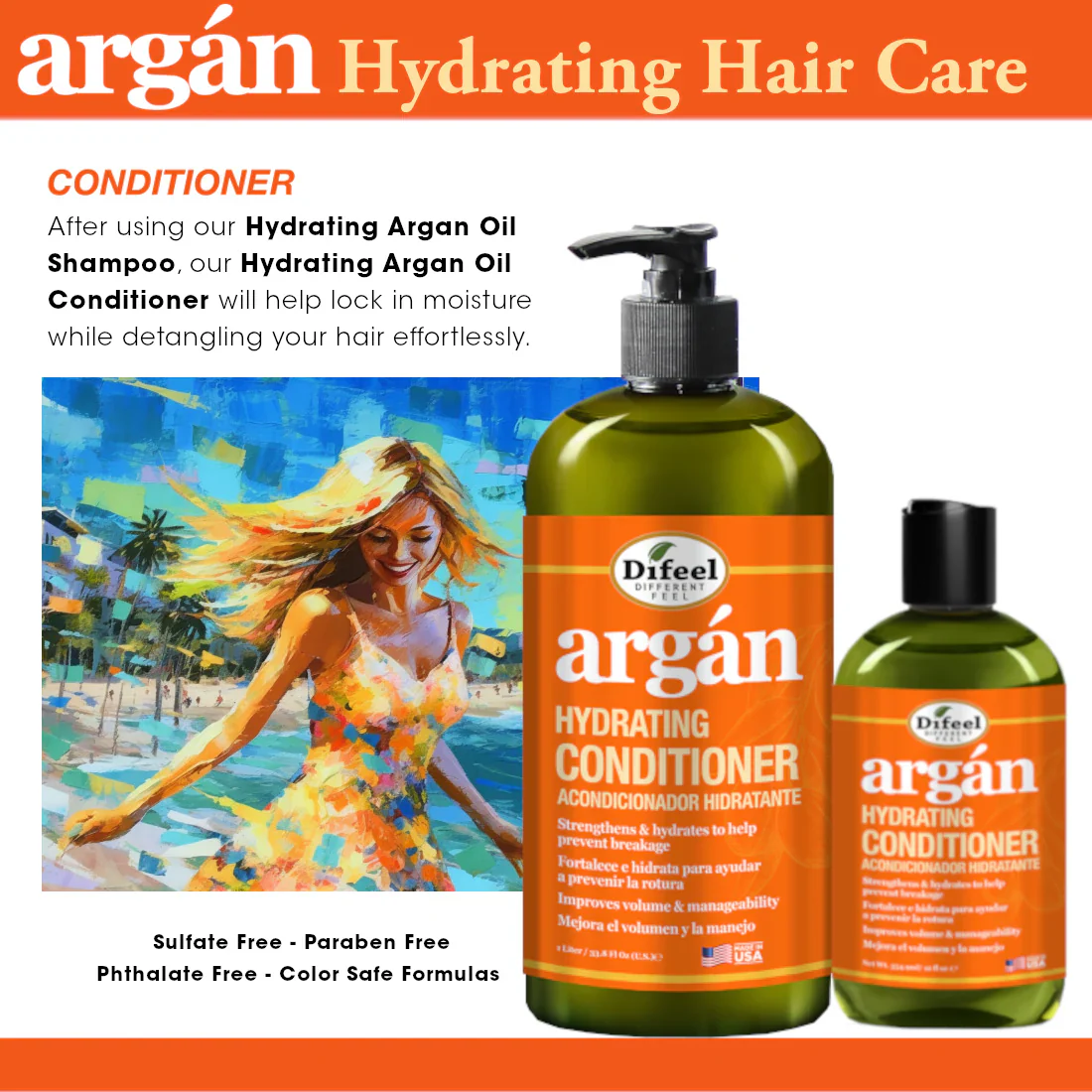 Difeel Argan Hydrating Conditioner - Image 6