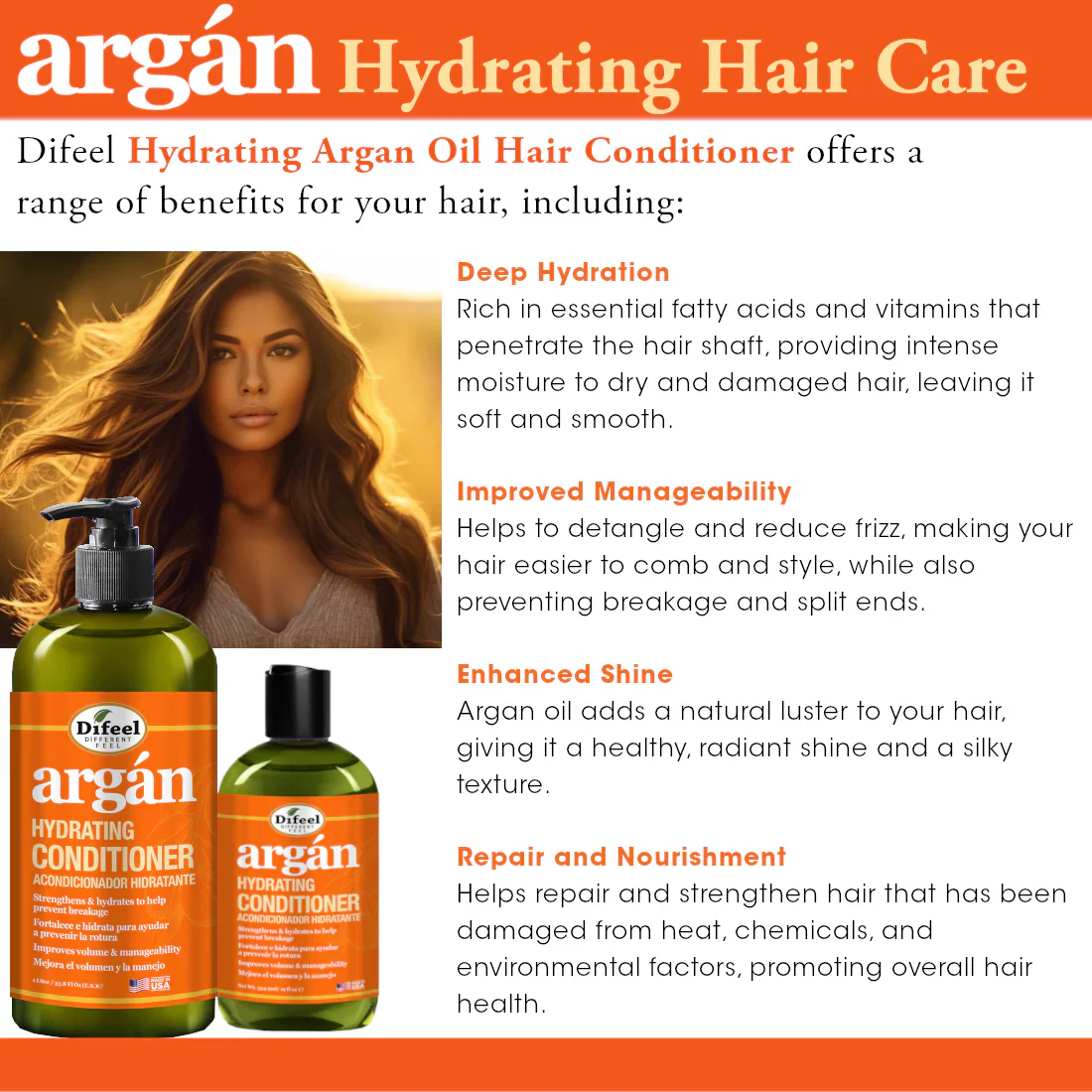 Difeel Argan Hydrating Conditioner - Image 7