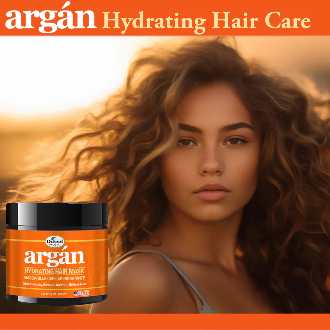 Difeel Argan Hydrating Hair Mask 340g - Image 7