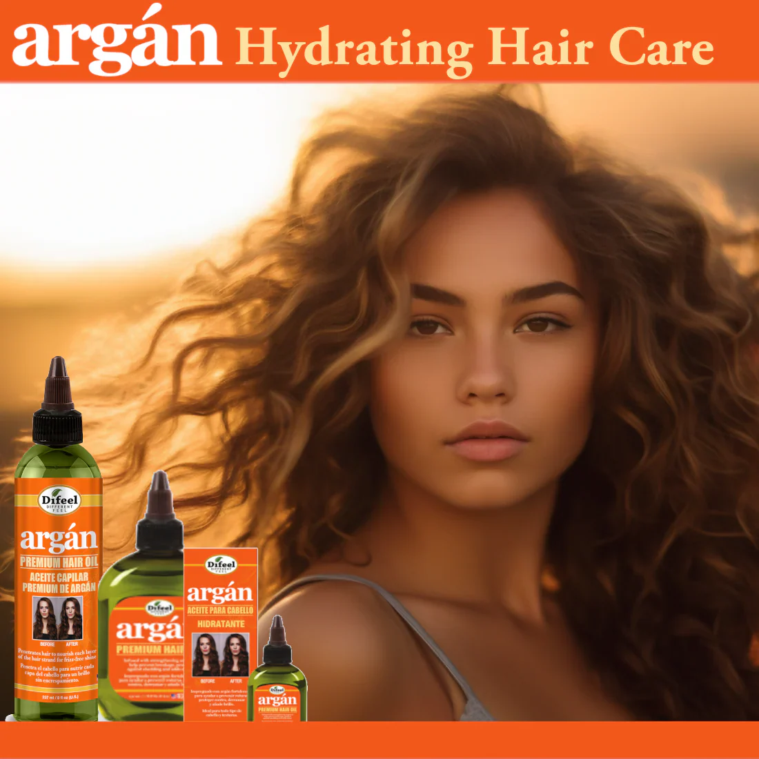 Difeel Argan Hydrating Premium Hair Oil 237ml - Image 7