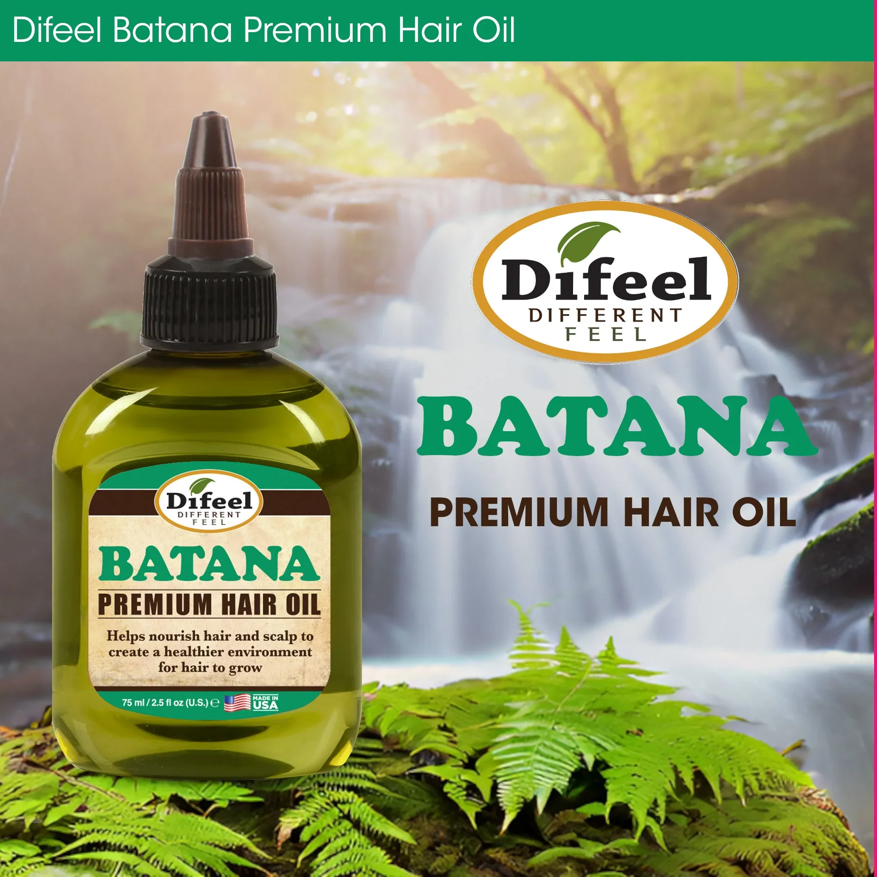 Difeel Premium Natural Batana Hair oil 75ml - Image 2