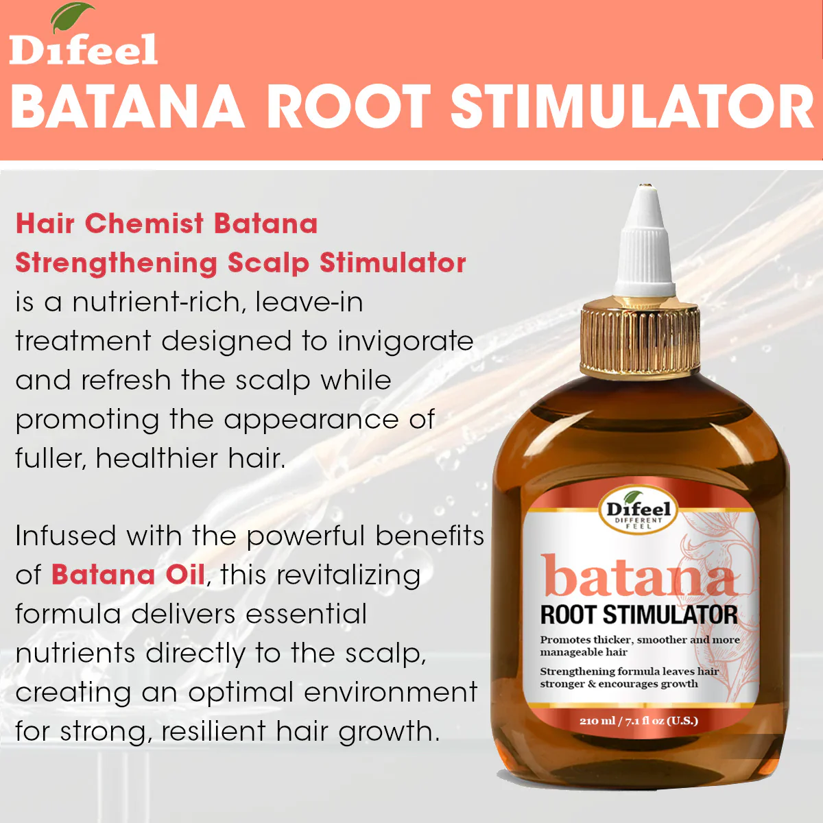 Difeel Batana Hair Root Stimulator 210ml - Image 2