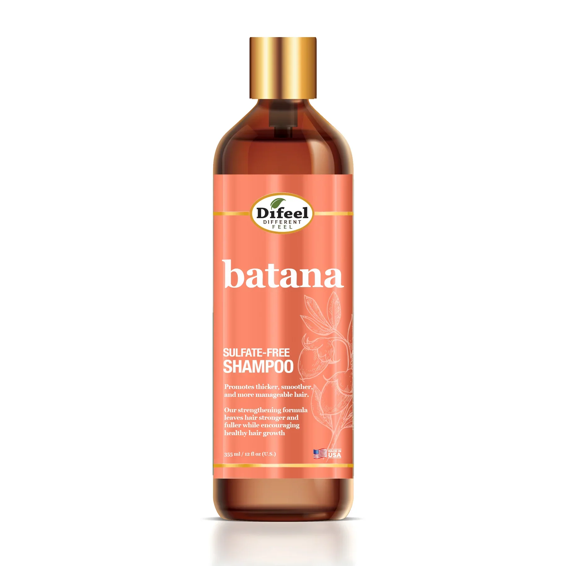 Difeel Batana Sulfate-Free Shampoo 355ml