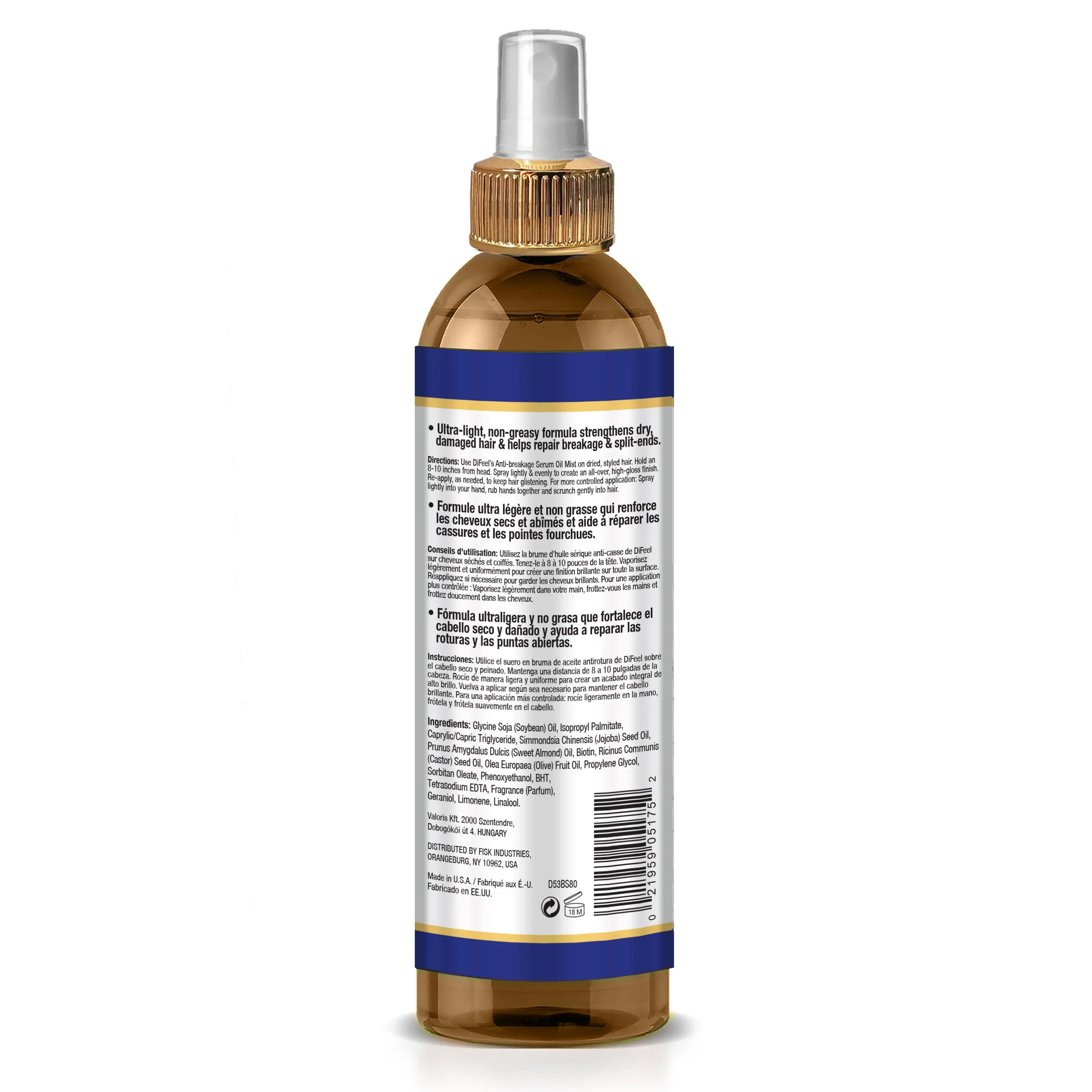 Difeel Biotin Anti-Breakage Serum Oil Mist 237ml - Image 2