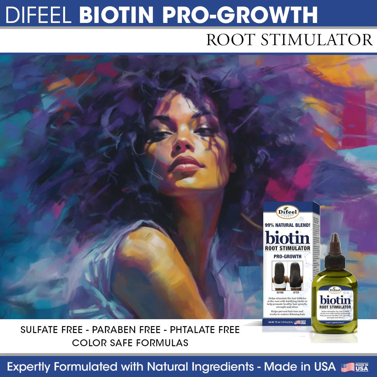 Difeel Biotin Pro Growth Root Stimulator 75ml - Image 5