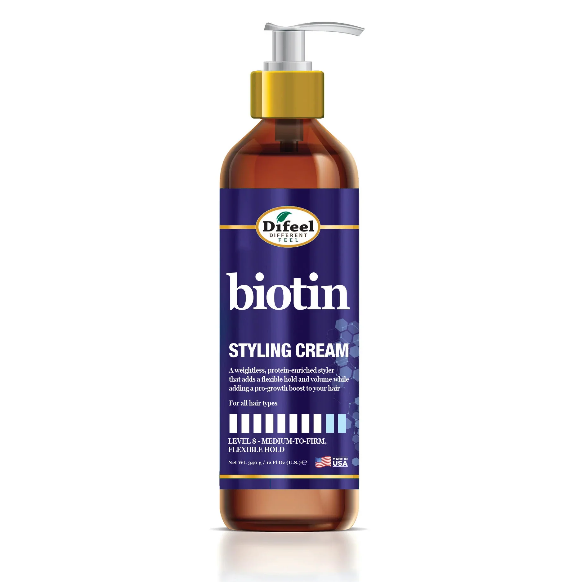 Difeel Biotin Hair Styling Cream 340g