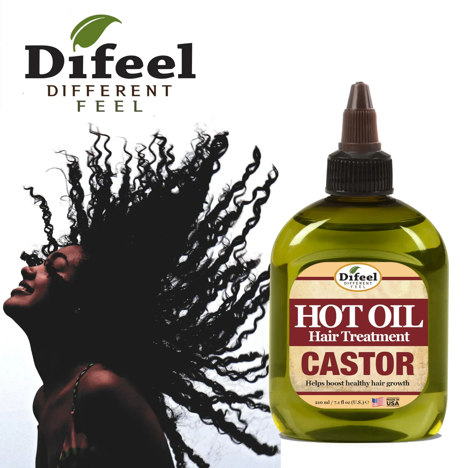 Difeel Castor Hot Oil Treatment 210ml - Image 5